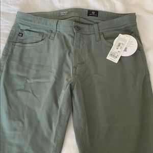 Adriano Goldschmied olive green slim pants 32x34